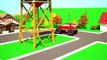 Fire Brigade & Police Car Wash | 3D Monster Truck Car Wash - Cartoon for kids | Educational Video