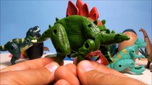 8 Dinosaurs Transforming Eggs Toys For Kids Tyrannosaurus Rex Stegosaurus Triceratops
