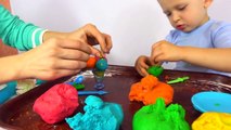 Play Doh Hot Dog. Как мы лепили хот дог, слепок руки, мороженное. Пластилин Плей До самодельный.