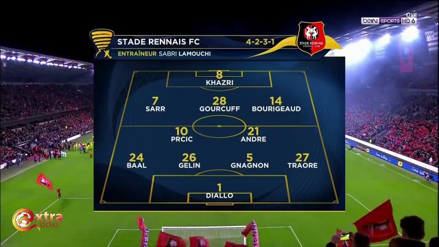 ملخص مباراه باريس سان جيرمان ورين 3-2 - جنون عصام الشوالي - طرد مبابي - كأس فرنسا