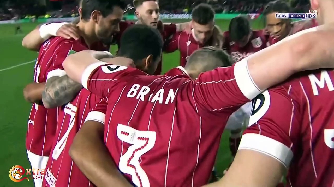 ملخص مباراه مانشستر سيتي وبريستول سيتي 3-2 - جن...