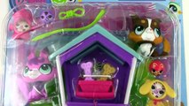 LPS Pups Unleashed Playset Collie Puppy Dog Fox Play Clubhouse Playdoh Cookieswirlc