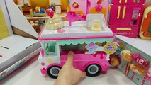 콩순이 와 뽀로로 반짝반짝 야미요미 립글로즈 아이스크림 트럭 제조기 장난감 Num Noms Series 2 Lip Gloss Ice Cream Truck Maker Set toy