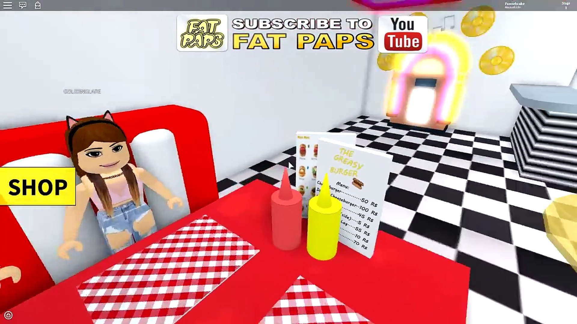 We Must Escape The Roblox Diner I Get Eaten By A Giant Video Dailymotion - itsfunneh roblox roleplaying eat it or die