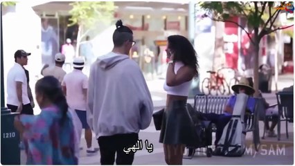 مقلب لمس مؤخرة فتيات أتحداك أن لا تضحك شاهد ردة فعلهم #مترجم #جودة عالية