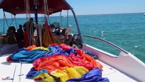 Family Extreme Parasailing Challenge!! Toys AndMe
