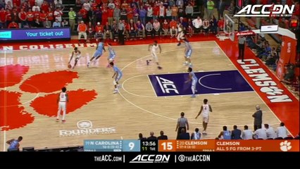 Clemson Hits Season-High 15 3-Pointers In Win vs. UNC