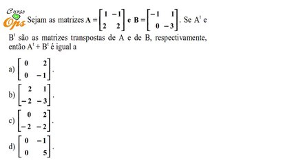 Matriz e Determinante