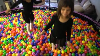 Trampoline Ball Pit IN OUR HOUSE!!! | Twins & Toys Family Vlogs