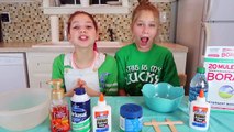 DIY How to Make the BEST Slime | St Patricks Day Edition Annie and Hope JazzyGirlStuff
