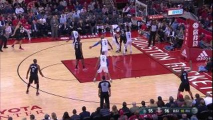 Capela Beats The Shot Clock