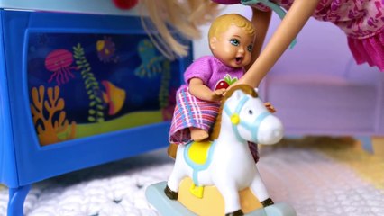 BARBIE Babies in a bathtub full of Orbeez - Barbie Videos in English for children