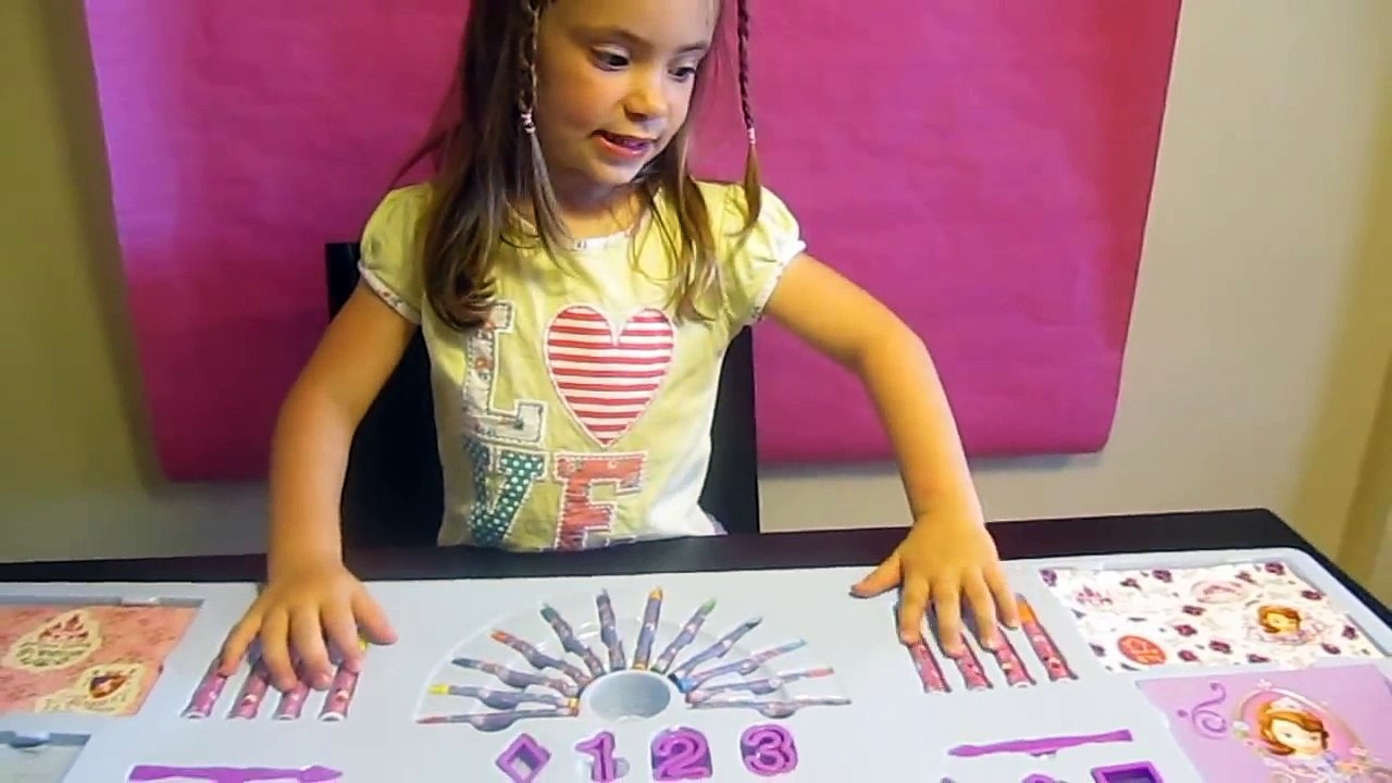 Conjunto de ividades artísticas Princesa Sofía - Set of artistic ivities Sofia the first