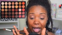 Dramatic Summer Night Makeup Tutorial I Flawless Foundation Routine for Black Women (Dark Skin) 2016