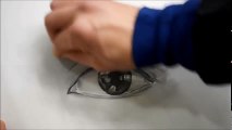 30분 연필그림 Pencil sketch - 눈그리기 [How to draw a realistic eye / Speed drawing]