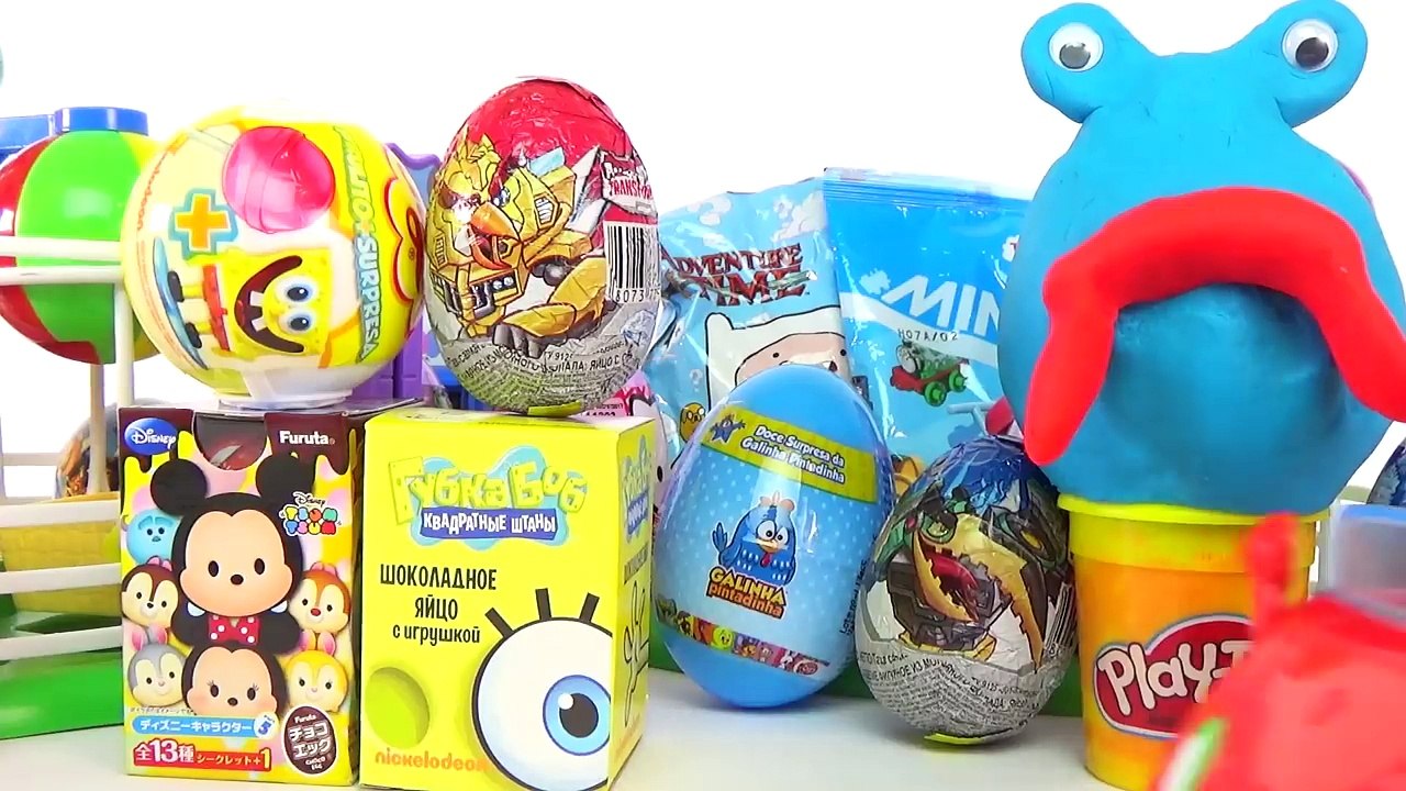 Peppa Pig e George no Parque Ovos Surpresas Massinha Play Doh Galinha Pintadinha Frozen Disney Toys