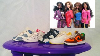 Air Jordans For Barbie Dolls Haul & Review- Ken Doll Shoes & 1:6 Fashion/Action Figures