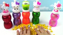 Hello Kitty Surprise Eggs Slime Toys Learn Colors Play Doh Disney Princess Finger Family Song Kids