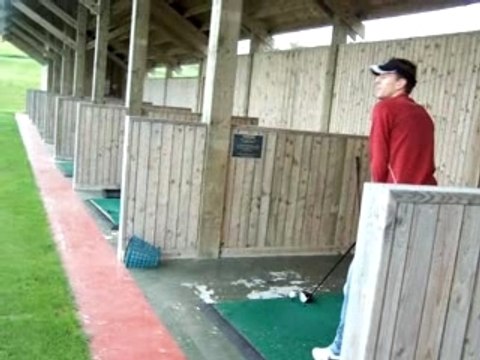 2ème leçon de golf! c pas gagné