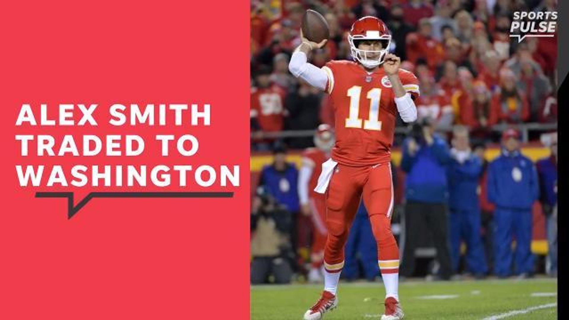 ⁣Alex Smith traded to Washington Redskins