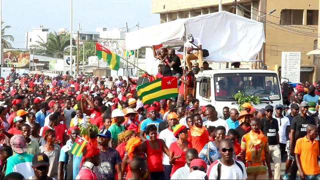 Togo public workers join strike as protests mount