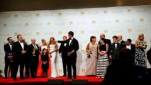 Gold Derby Emmy Awards 2014: Modern Family in press room.