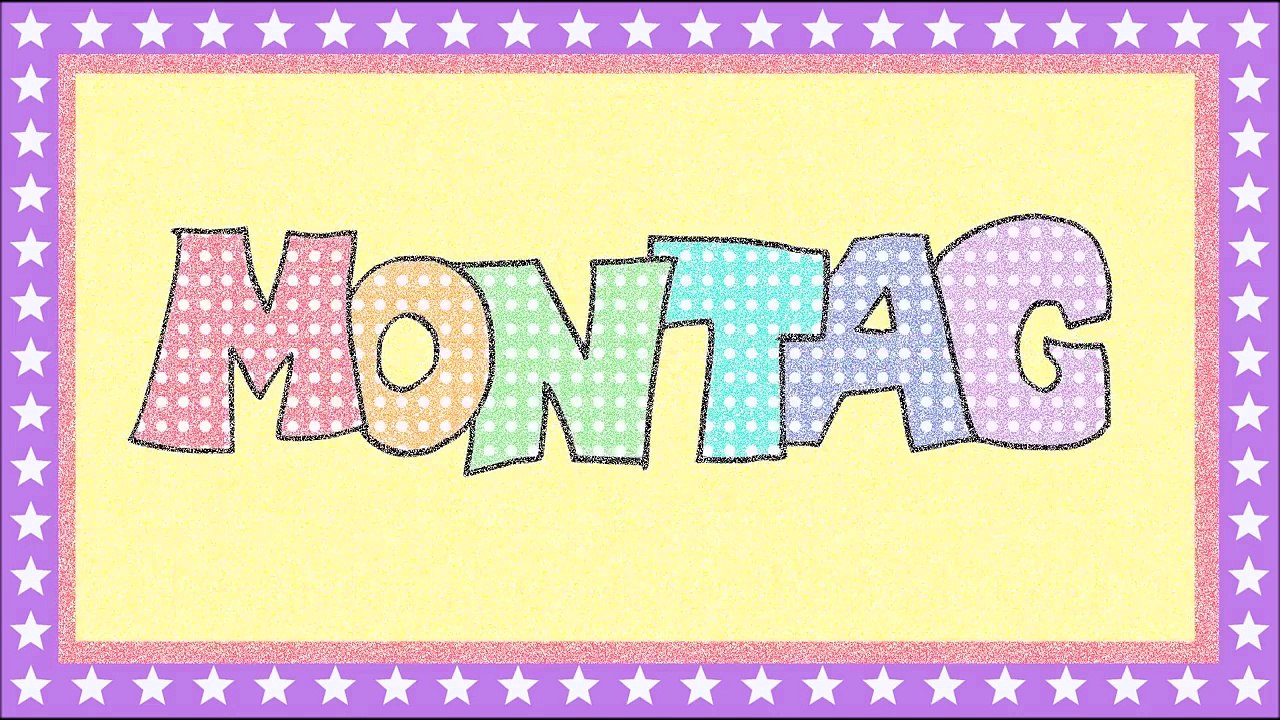 Deutsch: Die Wochentage - Termine + Freizeit / German for children + beginners: days of the week