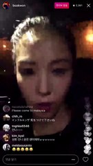 180131 Ins直播：BoA现场表演 🎤