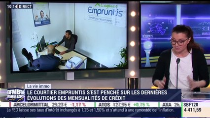 Marie Coeurderoy: Le courtier Empruntis a étudié les évolutions des mensualités de crédit - 01/02
