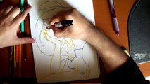 How to Draw Princess Jasmine, Como dibujar Jasmine, Как нарисовать принцессу Жасмин