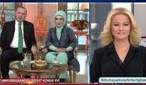 Tayyip Erdoğan ve eşi Müge Anlı'nın programına katıldı