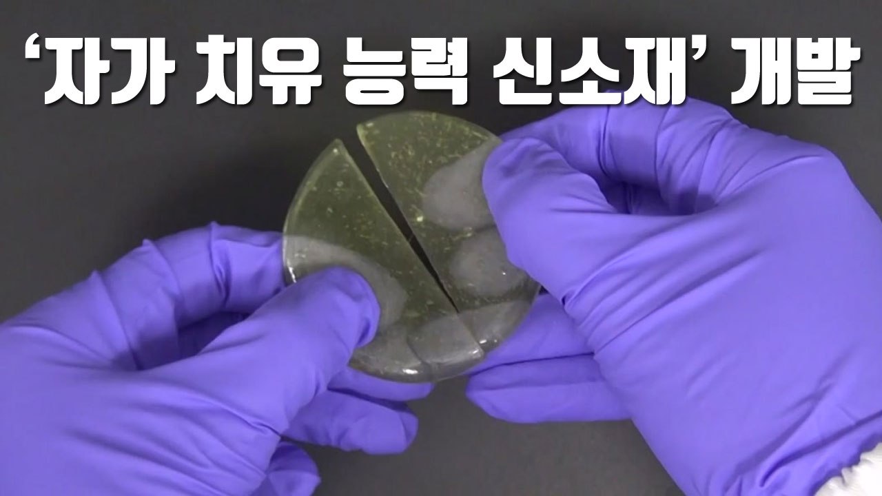 [자막뉴스] 영화 같은 '자가 치유 능력 신소재' 개발 / YTN