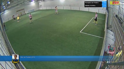 But de Fabien (0-1) - Pompiers de Poitiers Vs Athletic Kiniktou - 30/01/18 19:00 - LIGUE 2