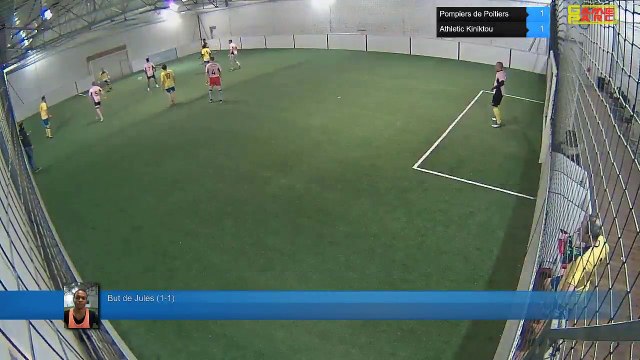 But de Jules (1-1) - Pompiers de Poitiers Vs Athletic Kiniktou - 30/01/18 19:00 - LIGUE 2