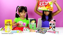 American Kids Taste Japanese Candy and Sweets 日本のお菓子の味覚テスト Kids Candy Review