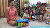 Fun Family Indoor Playtime! Mother and Son Playing Bowling! Bowling Play Set Unboxing