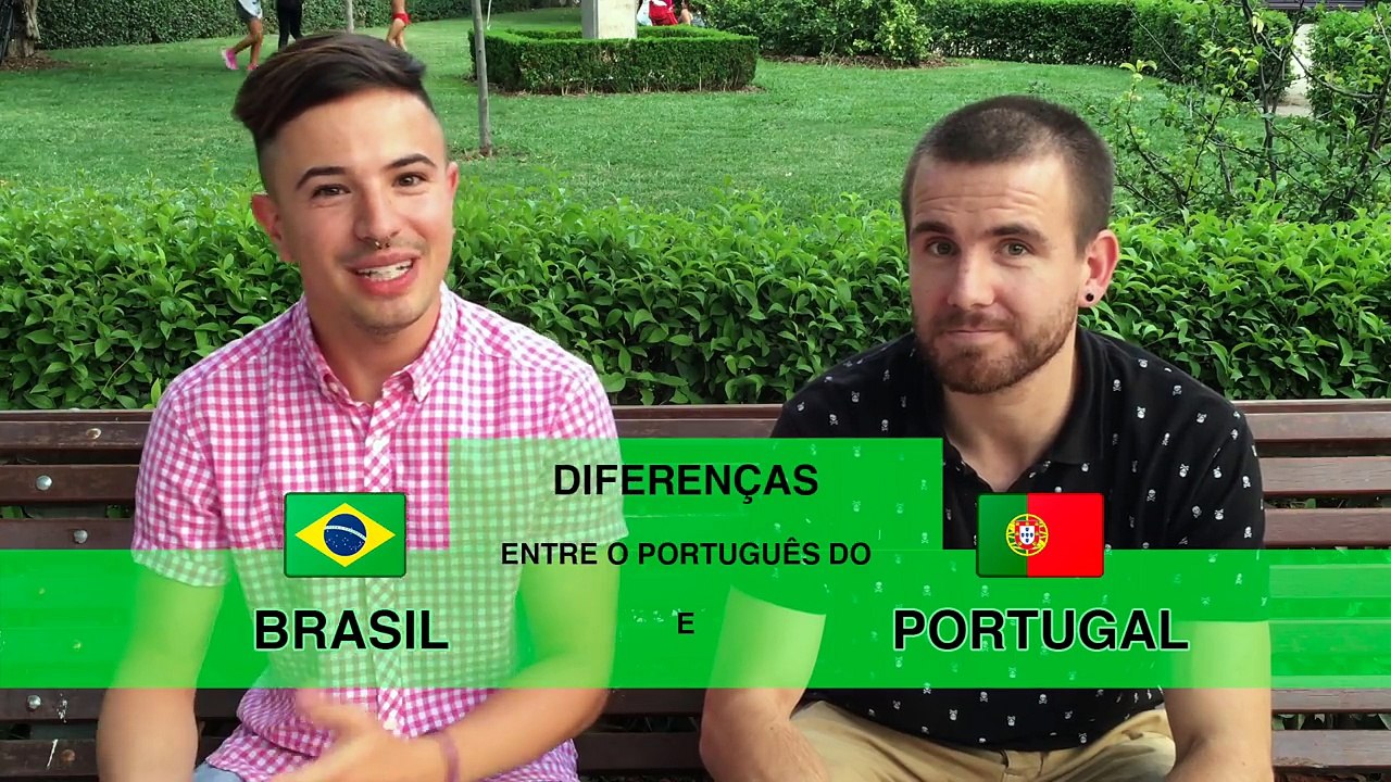 Diferenças entre português do Brasil e de Portugal - Aprender português - Eu e meu professor