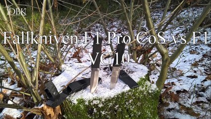 Fallkniven F1 Pro Vs F1 VG10: Feathersticking and Batonning