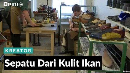 #1MENIT | Sepatu Dari Kulit Ikan