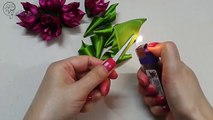 ✾ ❀ ❁ D.I.Y. Kanzashi Tulip Flower | MyInDulzens ❁ ❀ ✾