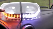 REVIEW! 8 Mode - 240 LED Warning/Hazard Strobe Light Magnetic Mount (amber & white)