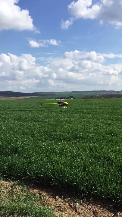 Vol d'Hélicoptère Electrique Trex 600 DFC