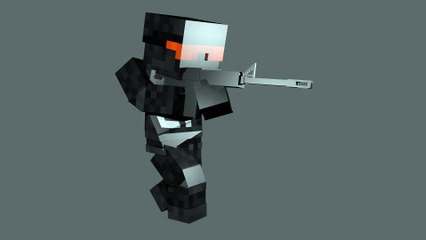 WIP Minecraft Stand Walk Cycle in Blender