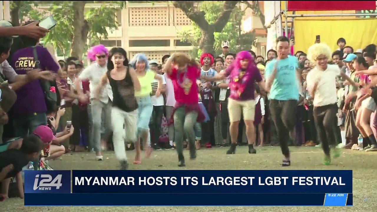 i24NEWS DESK | Myanmar hosts its largest LGBT Festival | Wednesday, January 31st 2018