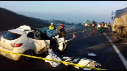 Anne ve oğlu aynı kazada hayatını kaybetti