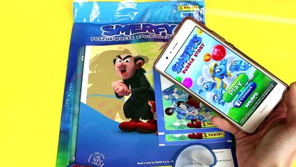 SMERFY POSZUKIWACZE ZAGINIONEJ WIOSKI | ALBUM Z NAKLEJKAMI vs GRA SMURFS BUBBLE STORY | UNBOXING