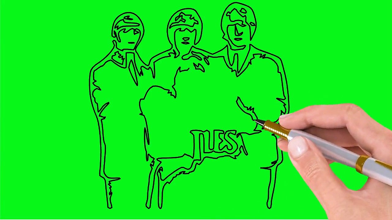 GREEN SCREEN - PANTALLA VERDE - DIBUJANDO THE BEATLES 5