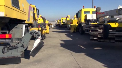 Sabiha Gökçen Havalimanı kışa hazır