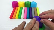Learn Colors and Shapes with Play Doh Moldelling Clay Baby Shape Sorting Fun & Creative for Kids