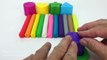 Learn Colors and Shapes with Play Doh Moldelling Clay Baby Shape Sorting Fun & Creative for Kids